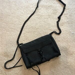 Rebecca Minkoff Black Crossbody Bag with Chain Strap